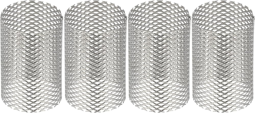 PATIKIL 4 Pcs 304 Stainless Steel Y Strainer Mesh Filter 22mm OD 32mm H Debris