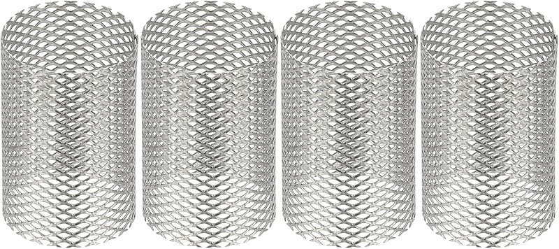 PATIKIL 4 Pcs 304 Stainless Steel Y Strainer Mesh Filter 22mm OD 32mm H Debris