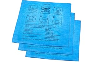 Stanley 25-1217 Reusable Dry Filter for 1-5 Gallon Wet/Dry Vacuum, 3-Pack