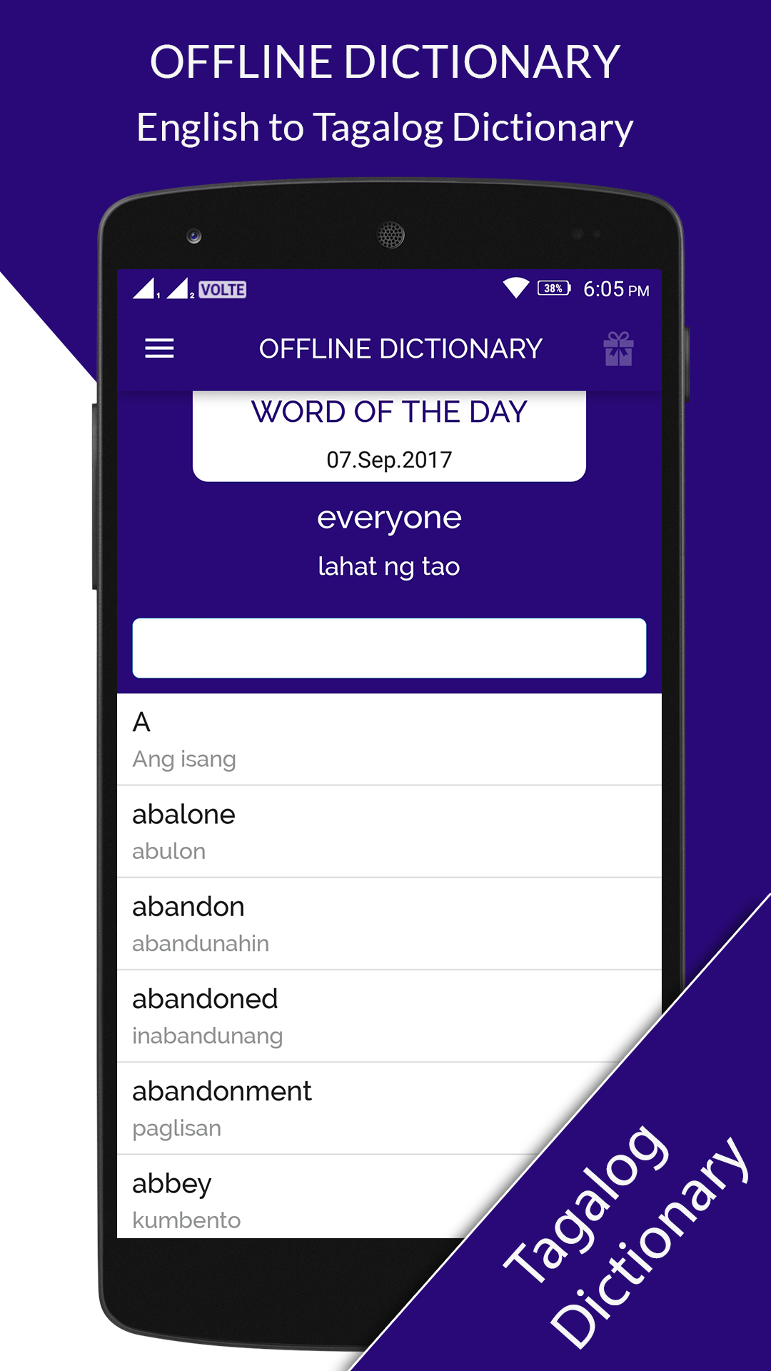 Tagalog Dictionary | English Tagalog Dictionary - Thumbnail 2
