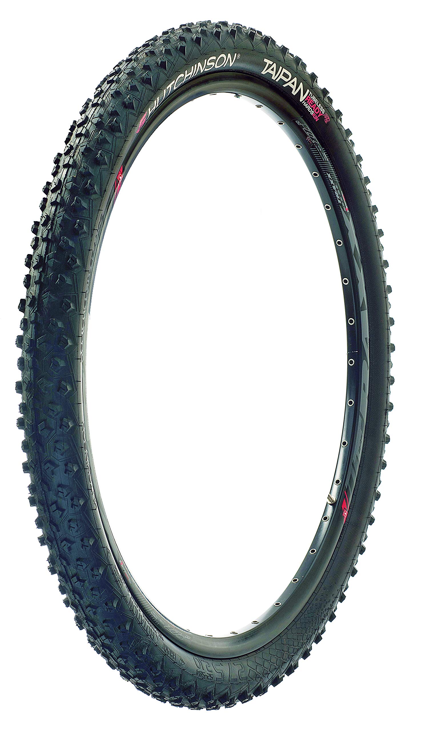 HUTCHINSON Taipan Bicycle Tyres, unisex_adult, Bicycle tyres., PV526442, Black, 27.5 x 2.35" 57-584