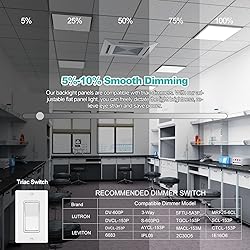 6 Pack 2x2 LED Flat Panel Light - 3000K/4000K/5000K