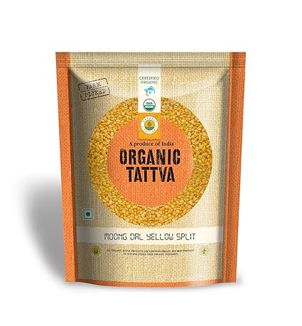 Organic Tattva Moong Dal Yellow Split, 500g