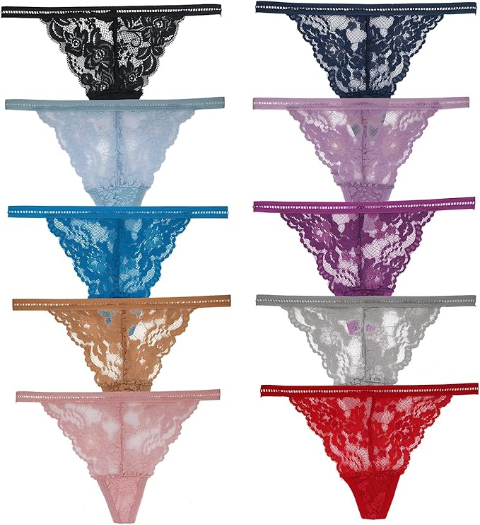 Personalisierte Tangas Mit Namen - 2er Set Spitze Strings Mit Strass