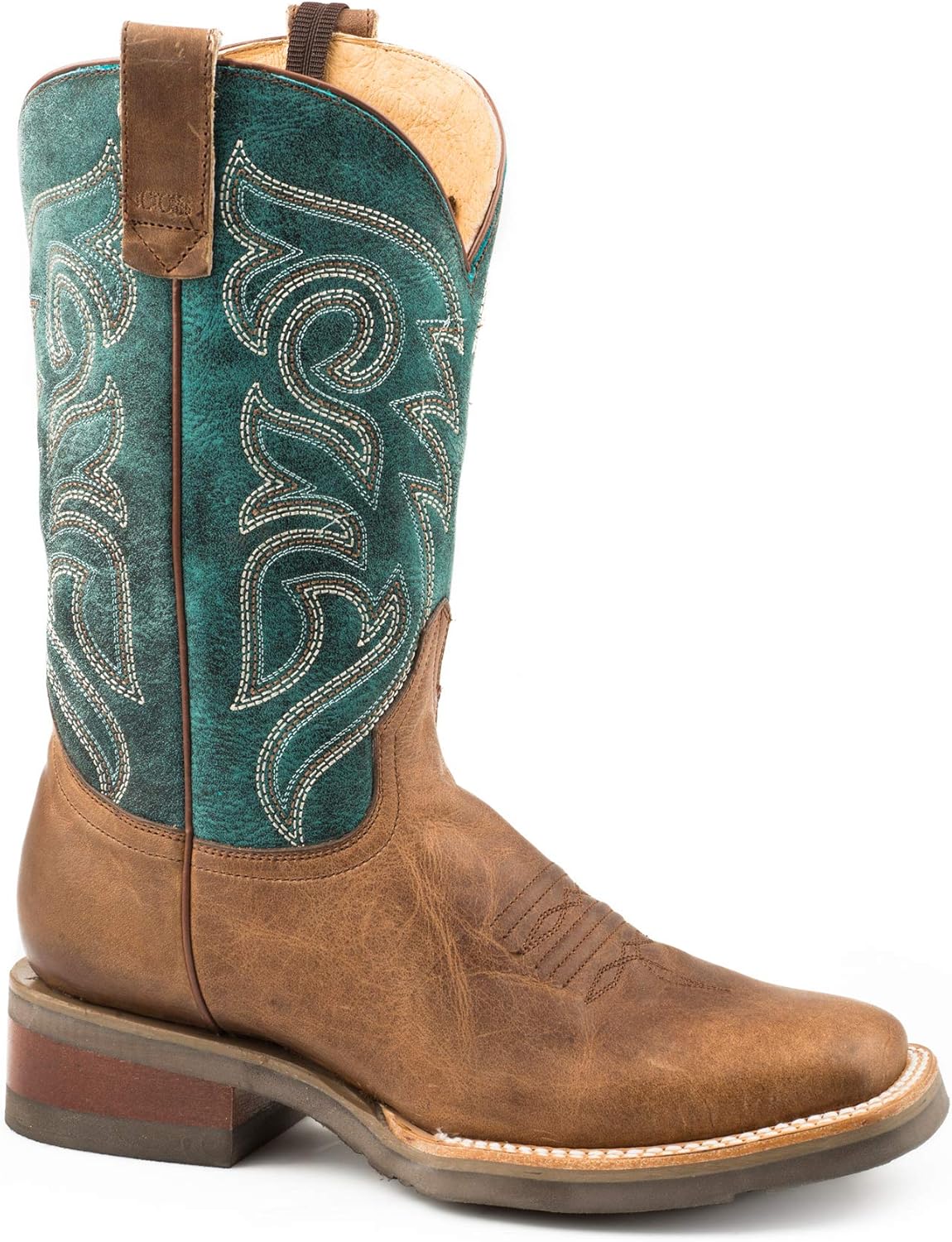 Roper Western Boots Womens Concealed Carry 7 B Tan 09021
