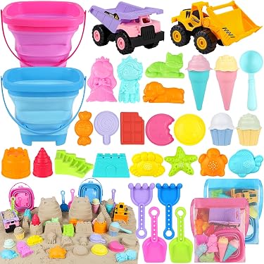 Polesie – Set De Pirámide De Bloques De Playa Para Niños, 10 Piezas Apilables De Colores