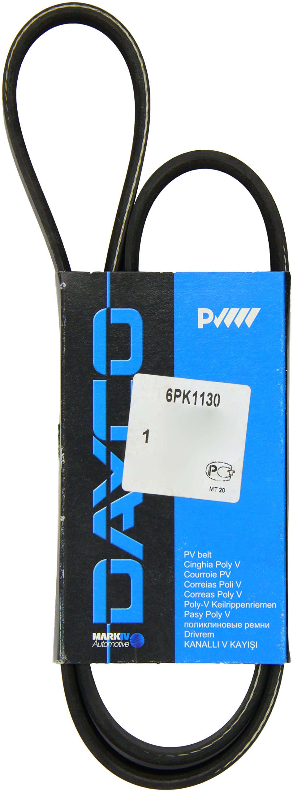 Dayco 6PK1130 Poly Rib Belt