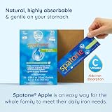Spatone Natural Iron Supplement with Vitamin C 84 Sachets Apple view 4