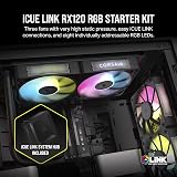 Corsair iCUE LINK RX120 RGB 120mm PWM Fans Triple Pack Black view 2