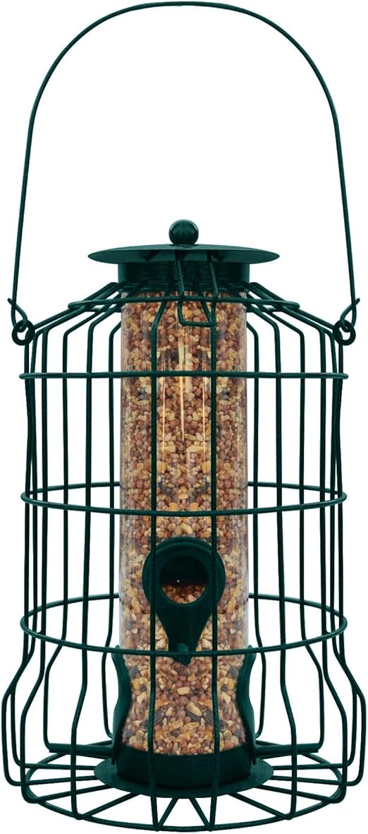 Amazon Com Gray Bunny Gb 6860 Caged Tube Feeder Squirrel Proof