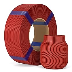 ELEGOO PLA Basic Refill Filament 1.75mm Red 1KG, 3D