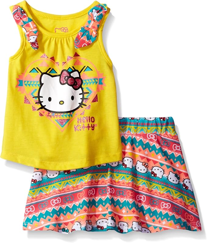 Hello Kitty Girls' Skirt Set Clothing