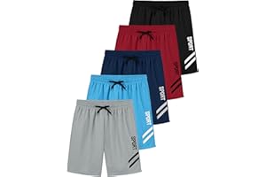 Resinta Toddler Boys Shorts Boys Quick Dry Athletic Pull-On Shorts with Elastic Waist for Summer Playwear