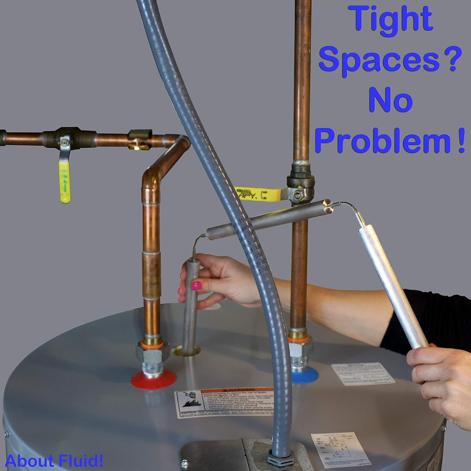 About Fluid Aluminum Zinc Flexible Anode Rod Complete Kit ...