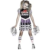 Fun World Zombie Fearleader Costume, X-Large 14-16, Multicolor