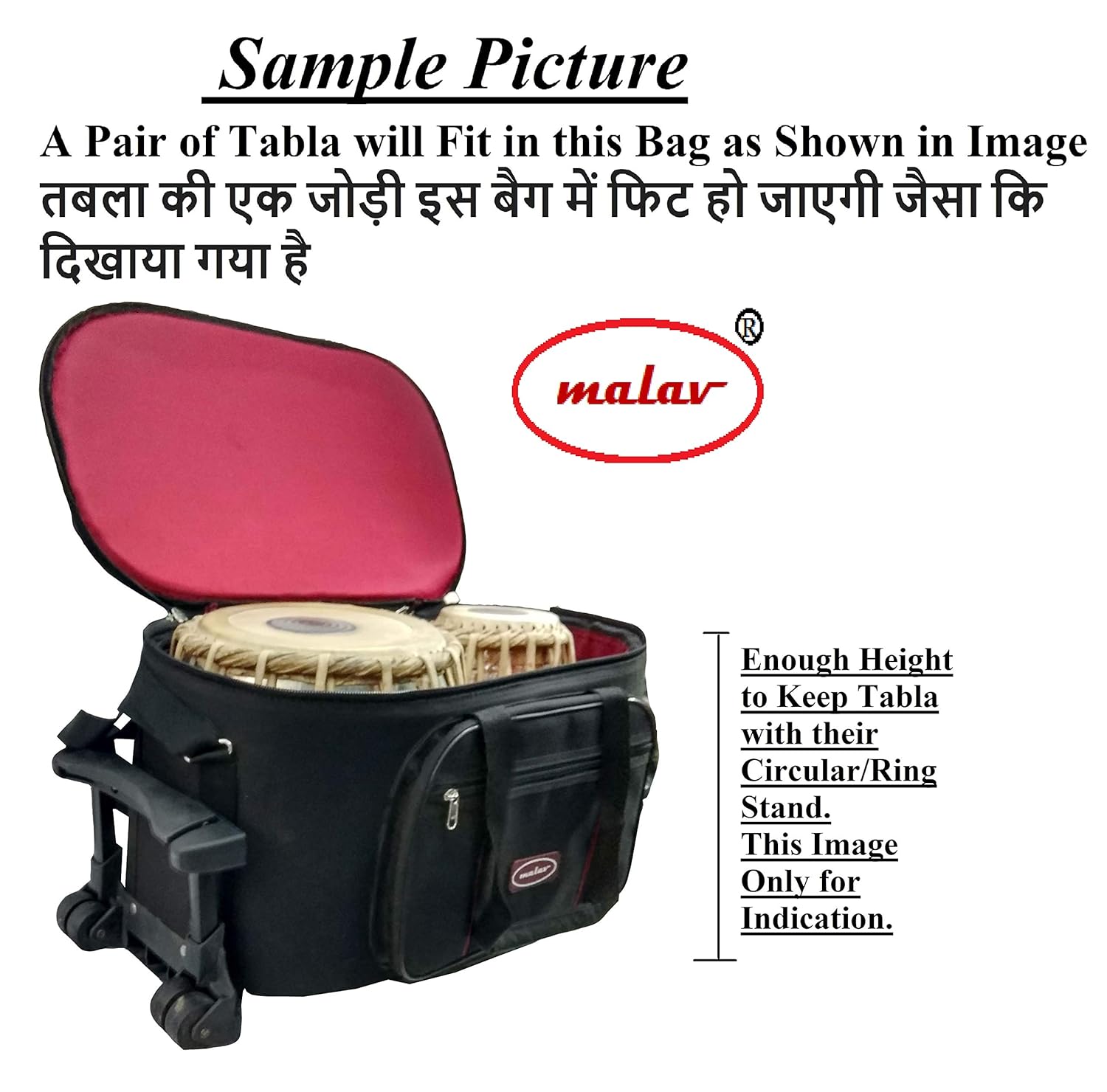 tabla trolley bag