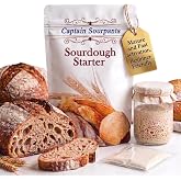 Mature Sourdough Starter Culture &ndash; Dehydrated 100+ Year Old Starter Kit | All-Natural Culture, Fast Reactivation with Expert Support; Active, beginner friendly for Delicious Sourdough Bread &amp; more