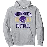 Minnesota Football Athletic Vintage Sports Team Fan Gift Pullover Hoodie