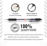 Cello Comfort Ballpoint Pens Premium Retractable 1.0mm Black Ink Pack of 12 view 3