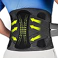aoFIT Back Brace for Lower Back Pain Relief with 360-Degree Biochemical Hug Support,Back Support Belt for Men and Women,Soft Breathable Fabric Lumbar Support for Herniated Disc, Sciatica L