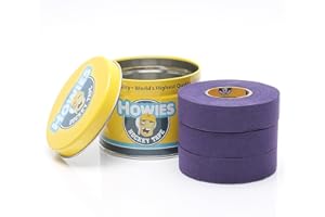 Howies Hockey Tape | 3-Pack Colored Cloth Stick Tape (Single-Color Options) | Pro Grip & Durability for Hockey, Lacrosse, & Baseball | Made in USA