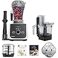 Vitamix Ascent X4 Gourmet SmartPrep Kitchen System with Food Processor Attachment plus 2 additional Blade Discs, 48-ounce Container with SELF-DETECT, Polar White