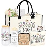 Aunt Gifts, Mothers Day Birthday Gifts for Aunt Auntie, Christmas Ideas Present Basket Set of 6