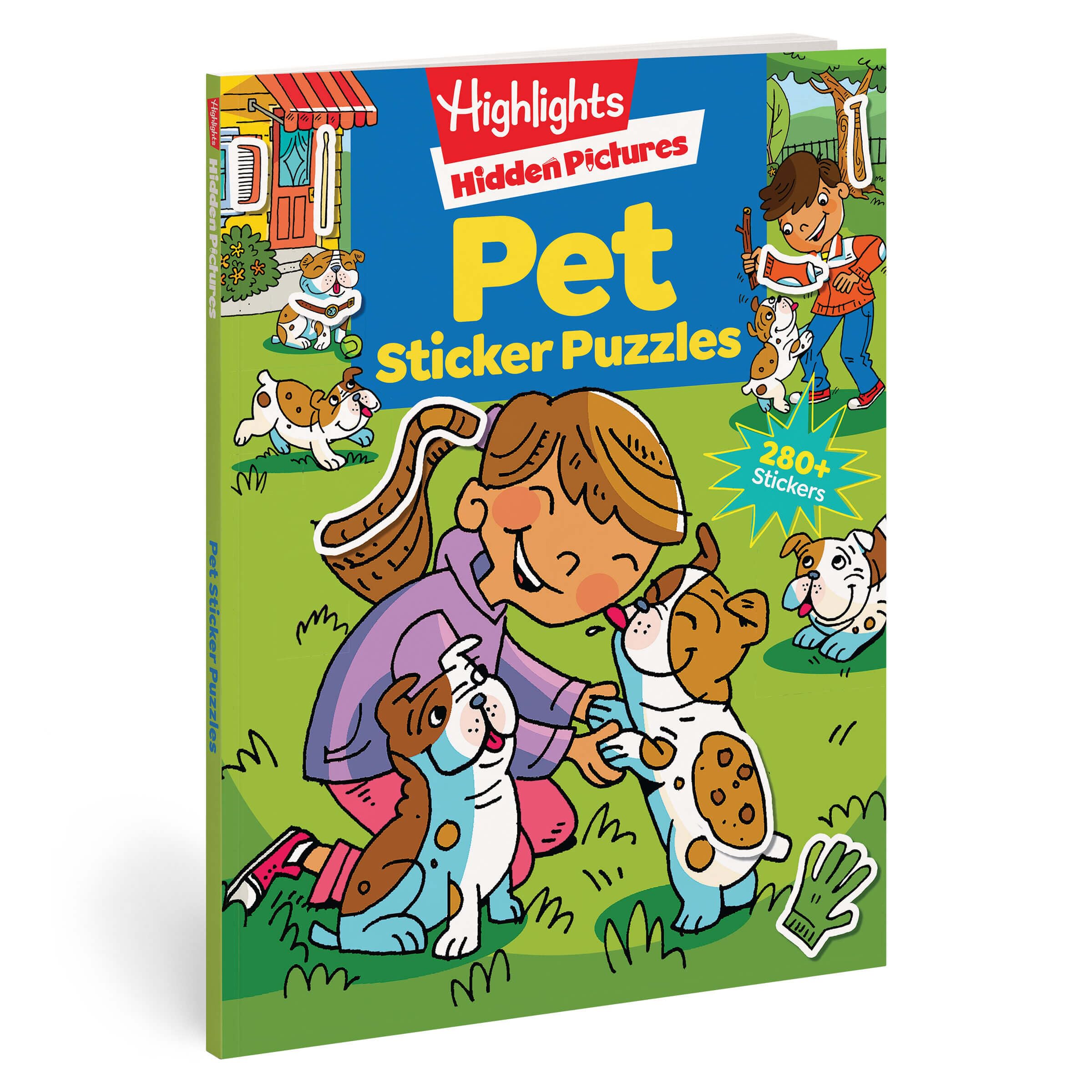 Pet Sticker Puzzles (Highlights? Sticker Hidden Pictures)