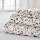 Modern Threads 4-Piece 100% Cotton Flannel Sheet Set – Soft and Durable for Every Season, Mariah King