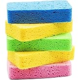 Temede Large Cellulose Sponges, Kitchen Sponges for Dish, 1.2" Thick Heavy Duty Scrub Sponges, Non-Scratch Scrubber for House