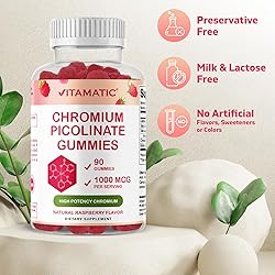 Vitamatic Chromium Picolinate 1000 mcg - 90 Gummies