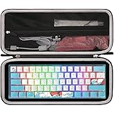 Tourmate Hard Storage Case for 60% Snpurdiri/DIERYA/Owpkeenthy/MageGee/TMKB/Camiysn 60% Percent Keyboard - Travel Box for RK Royal KLUDGE/CORBOBO WK61 Mechanical Keyboard(Only Box)