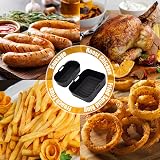 Dzpuhuojz 2Pcs Silicone Air Fryer Liners for Dual Drawer Fryers view 7