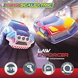 Scalextric Micro Car Race Track Set Law Enforcer 4+ Mains Powered view 2