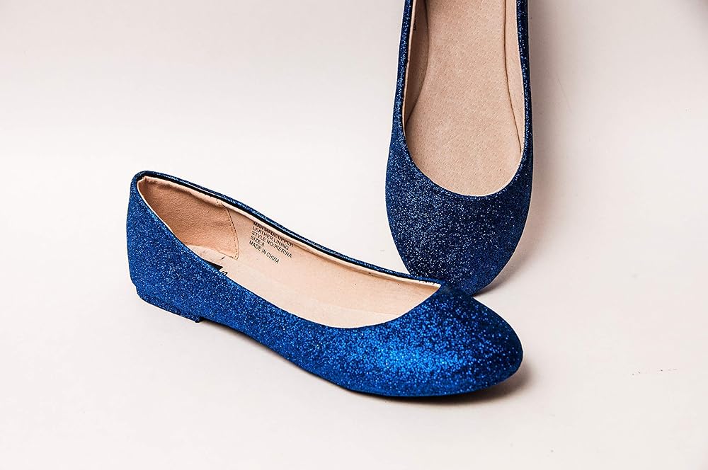 royal blue glitter tennis shoes