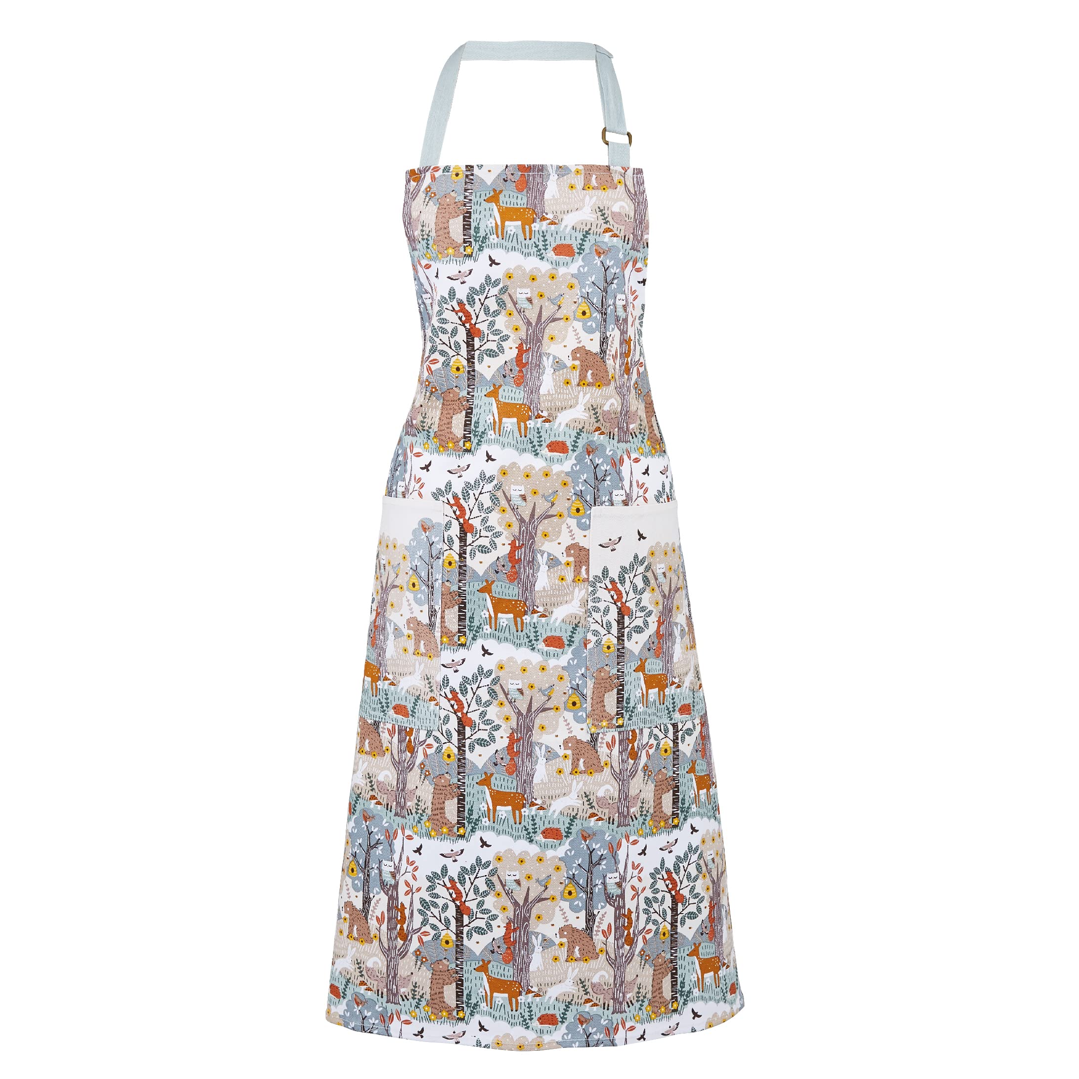 Ulster Weavers Wildwood Cotton Apron - With Cute Animal Woodland Design - For Kitchen and Barbecue - Cooking Gifts for Bakers & Chefs - Homeware & Kitchenware Range