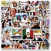 62pcs Reality Show Stickers Pack，Cute Cartoon Aesthetics Vinyl Waterproof Decals for Water Bottle, Laptop, Phone, Skateboard, Journaling for Party Supply Decor Favor