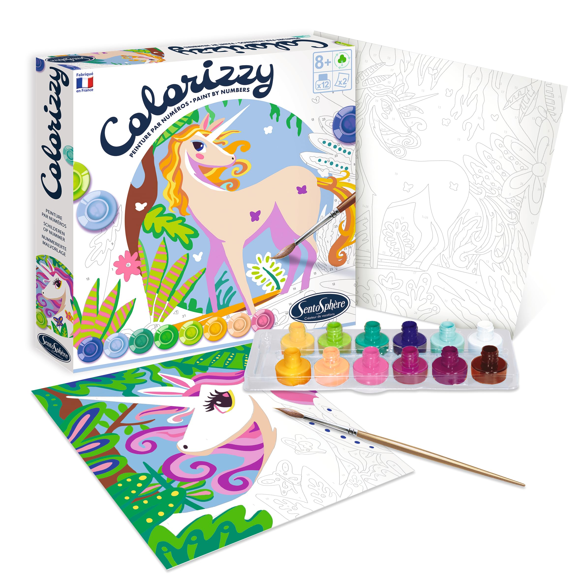 Sentosphère Colorizzy Unicorns