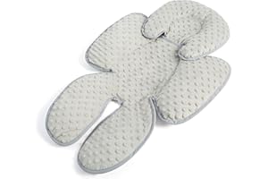 ANMAS HOME Car Seat Head Support for Newborn - Baby Car Seat Cushion Infant Car Seat Head Support Infant Strollers Pillow (Gray)