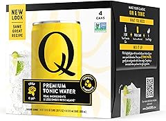 Q Mixers Light Tonic Water, 7.5 Fluid Ounces, 4 Pack