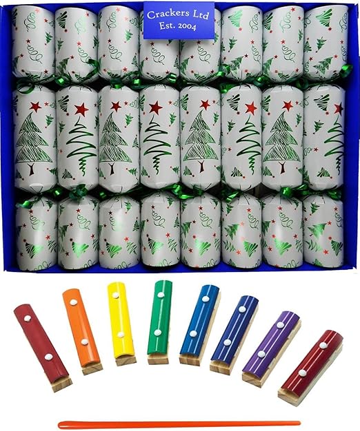 Crackers Musical Christmas with Mini Xylophones Christmas Tree