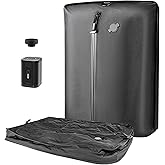 Luvan Travel Vacuum Bags for Luggage with Wireless Pump, Reusable Space Saver 33L Compression Clothing Packing Storage Organizer Cube for Carry On Suitcases and Backpack, IP67 Waterproof (1PC+1 Pump)