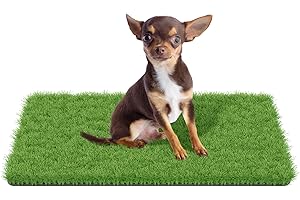 MAYSHINE Fake Grass for Dogs, Artificial Turf Grass Indoor Outdoor, Mat for Dogs Soft Blades, Cesped Artificial for Patios, Dog Astro Turf for Balcony, Quick Clean, Easy Rinse Patio Rug, 29.5"x17"