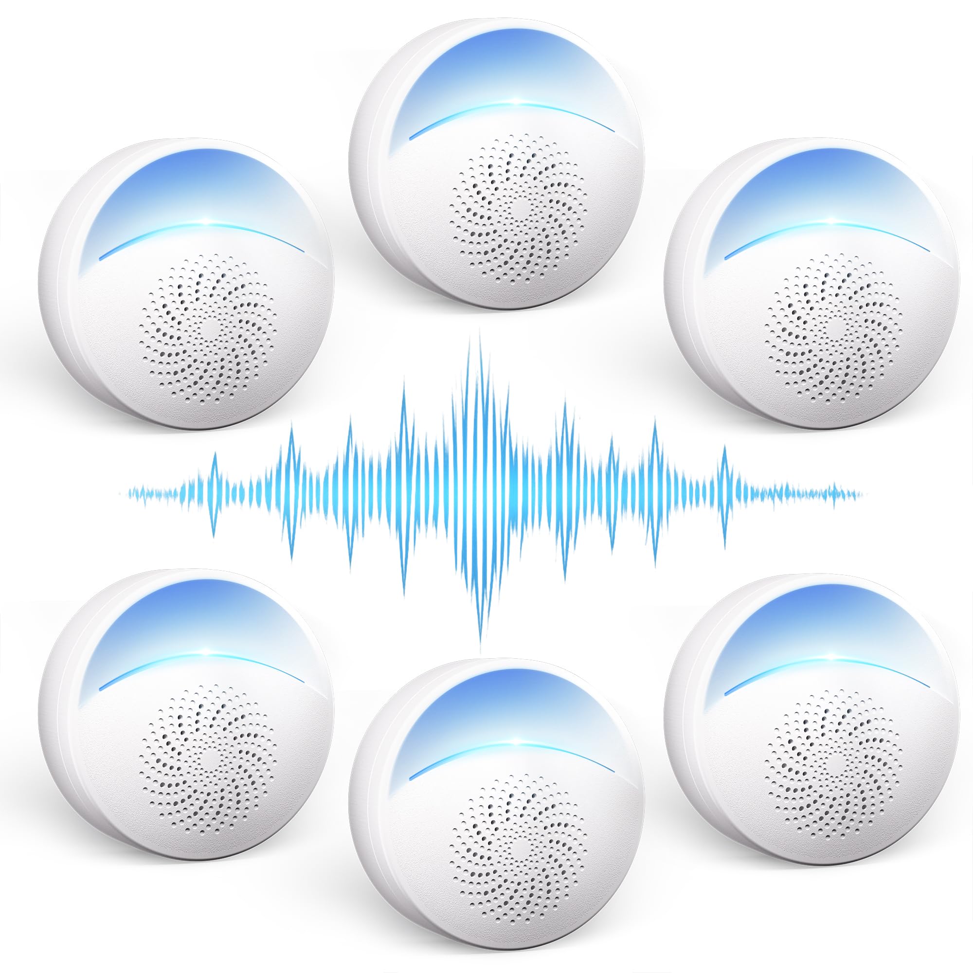 Photo 1 of [2025 Upgraded] Ultrasonic Insect & Pest Indoor Repeller, Plug-in Control Electronic Repellent for Roach, Rodent, Mouse, Bugs, Mosquito, Spider, Mice, Ant, Home, Kitchen, Garage (6 Pack)