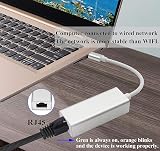 zdyCGTime USB C to RJ45 Gigabit Ethernet Adapter 1000Mbps LAN Network Cable view 5