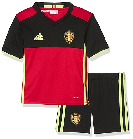 adidas Jungen Fußball/Heim-ausrüstung Belgien Mini Shorts Set