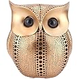 Figurine Hibou Déco - Petite Statue Résine Pour Étagère, Bureau, Salon - Cadeau Original Pour Amoureux Des Hiboux