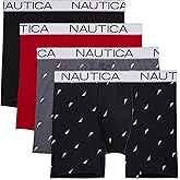 Nautica Men's 4 Pack Micro Boxer Briefs