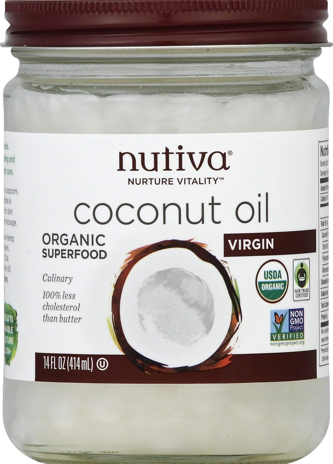 Nutiva Coconut Oil, 14 Ounce