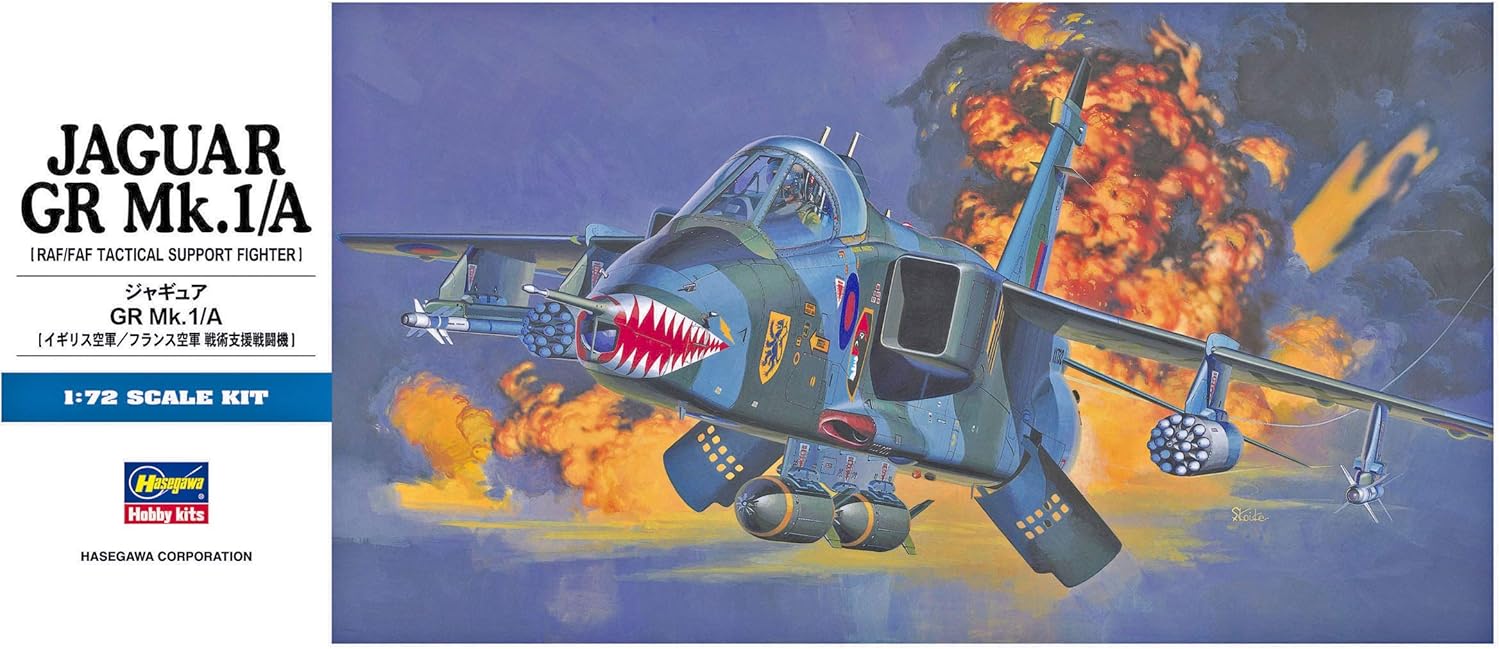 Hasegawa Sepecat Jaguar GR.Mk.1A, 1/72 Scale D Series RAF